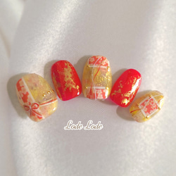 Furisode Nail Akane x 黃金 第4張的照片