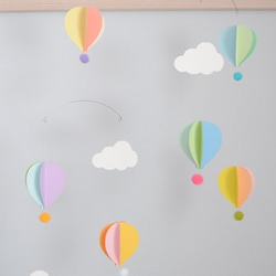 気球と雲のモビール 6枚目の画像