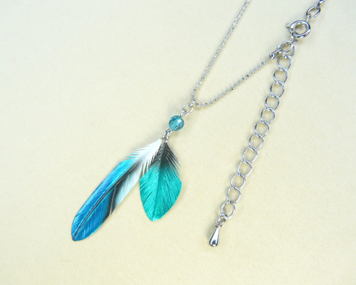 羽根デザイン ネックレス ネックレス ペンダント 羽根 フェザー 羽 チョーカー ステンレス