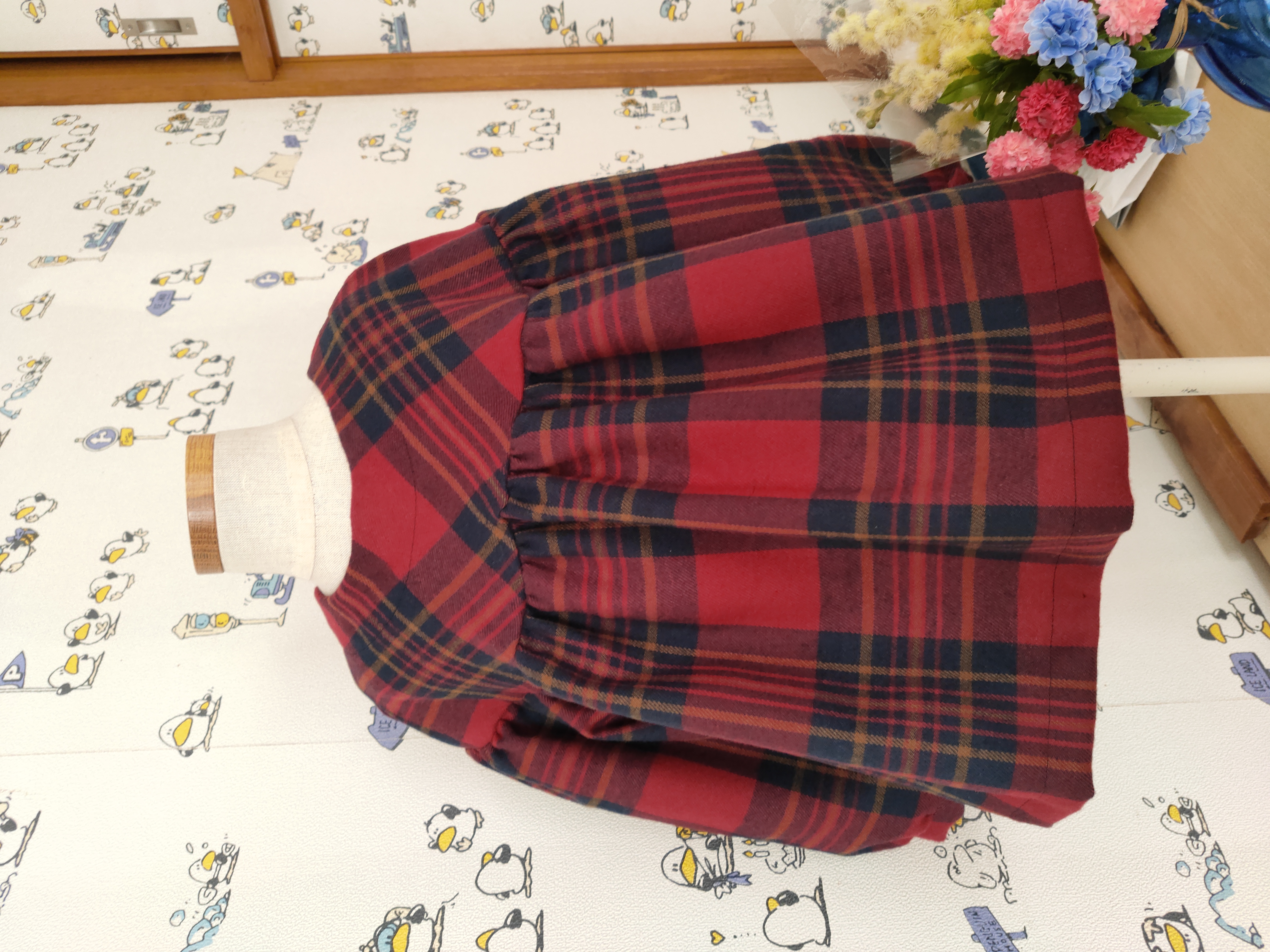 専用　　LALI 3歳用 チェック柄ワンピース