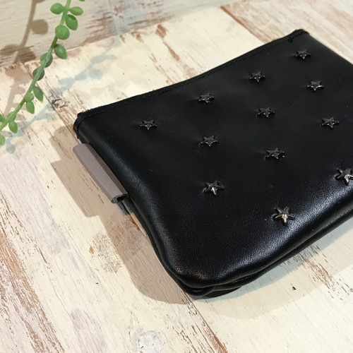 本革ポーチ スタースタッズ ポーチ GIN6SAGA 通販 6865684｜Creema