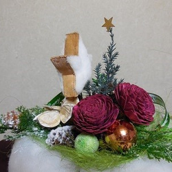 雪だるま風クリスマス飾り 4枚目の画像