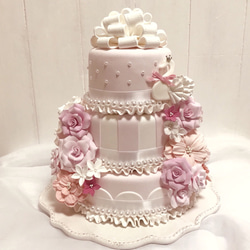 polly pocket バースデーサプライズケーキ リボン ピンク Amazon.co.jp: JORCEDI リボンケーキトッパー 3個 誕生日