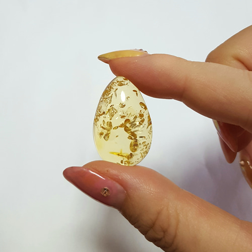 天然石】レア☆K2アズライトの卵No3 バブル・砂入り】エンハイドロ