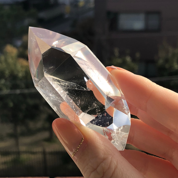 透明度抜群！多面カットの水晶 3枚目の画像