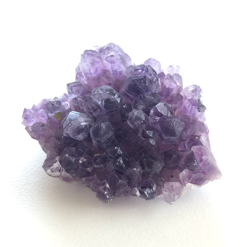 レア！ブルガリア産アメジストのクラスター⑥ 天然石 虹色の星