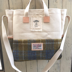 Harris Tweed×No,4 Canvas Tote Bag 1枚目の画像