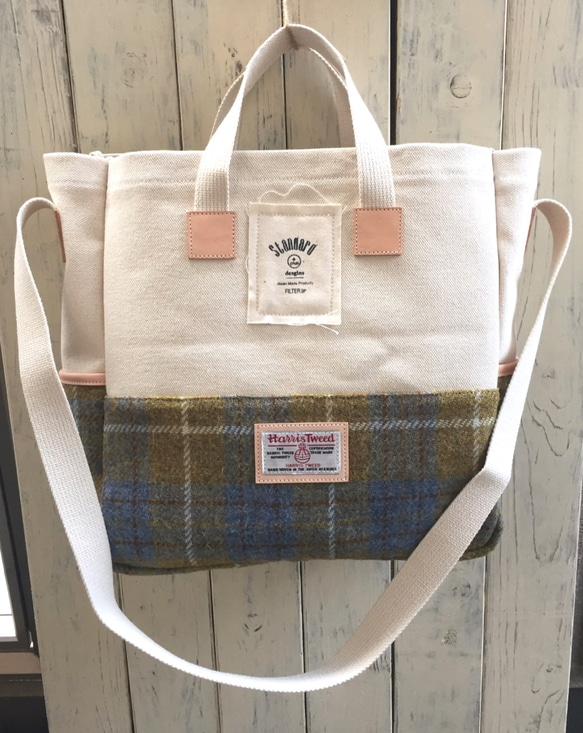 Harris Tweed×No,4 Canvas Tote Bag 1枚目の画像