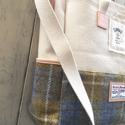 Harris Tweed×No,4 Canvas Tote Bag 2枚目の画像