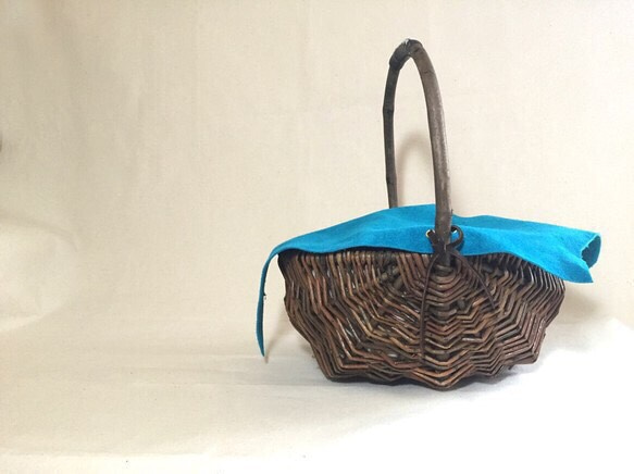 Willow Basket Velour Bag 1枚目の画像