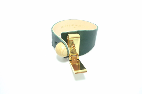 wood+leather bracelet(受注生産商品) 2枚目の画像