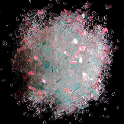 ピンクマリンキラキラガラスの粒　5ｇ 3枚目の画像