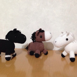 専用⭐馬のあみぐるみ 2026年干支のあみぐるみ、Saoriオリジナル 可愛い馬のあみぐるみが完成