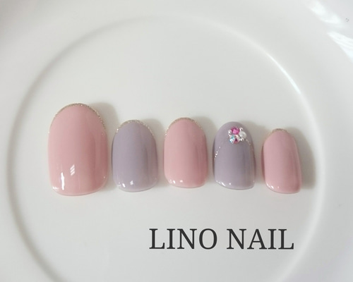 25☆春待ちネイル☆ ネイルチップ（つけ爪） LINO NAIL 通販