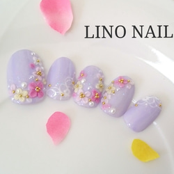 ハンドメイドネイルチップ LINO様 素敵でユニークな ハンドメイドネイルチップ LINO様新 発売