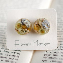 [花市場]圓形耳環的 第2張的照片