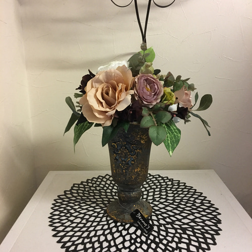 フレンチシックシリーズ❣️ミルクティー色の薔薇とチョコレート色の  