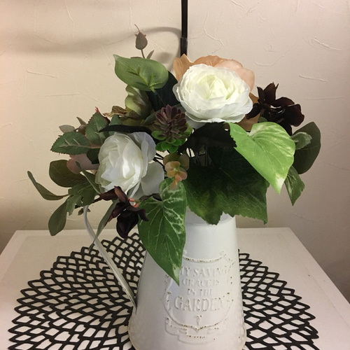 フレンチシックシリーズ❣️ミルクティー色の薔薇とチョコレート色の  