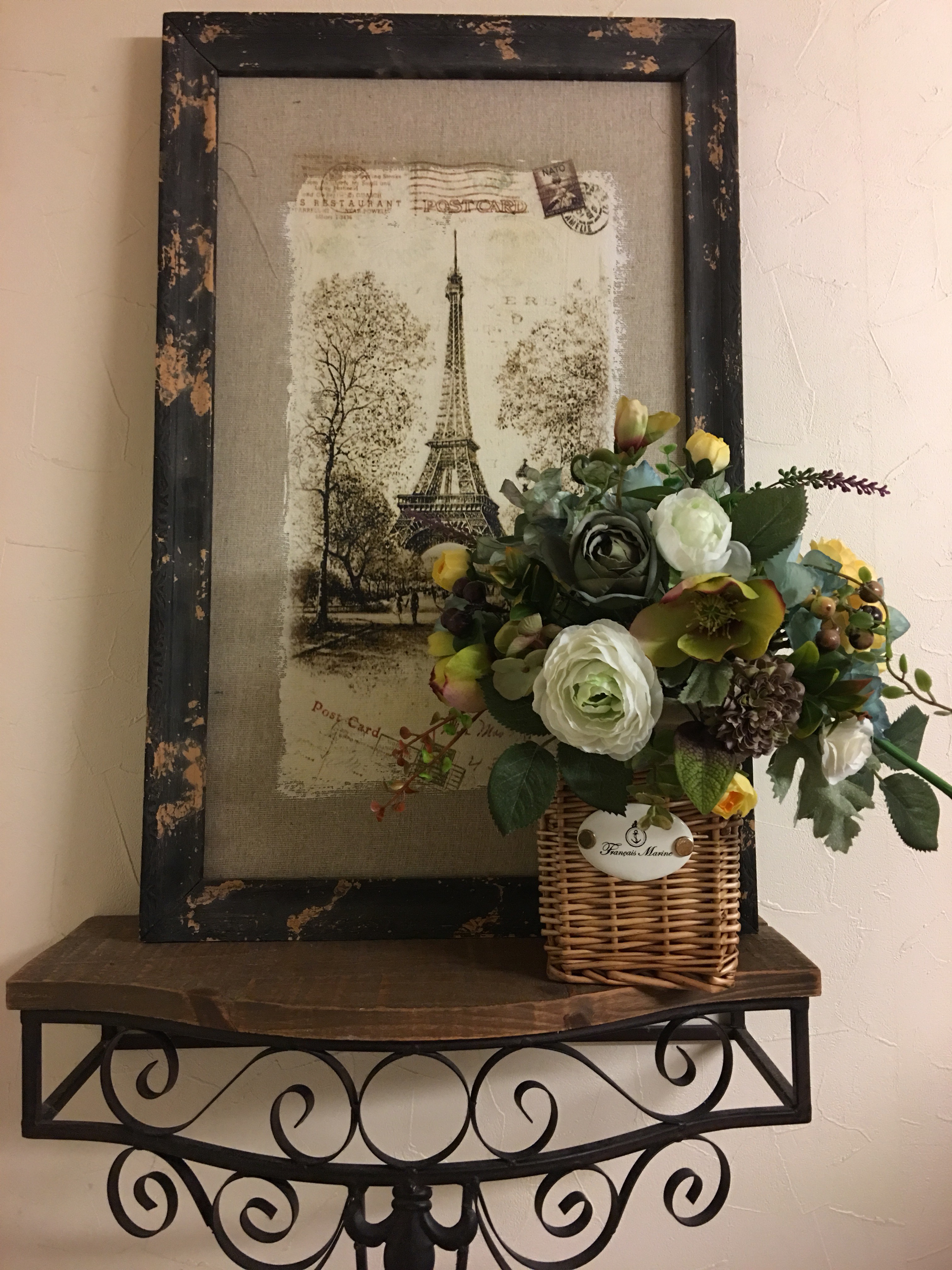 【  フレンチシックシリーズ❣️】  ニュアンスカラーのクリスマスローズとパステルカラーのボリュームブーケ