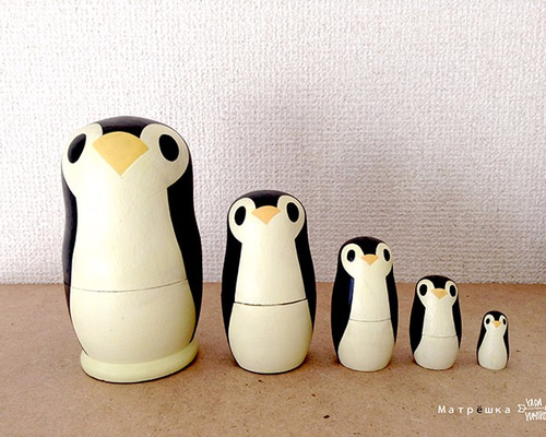 ペンギン 本格マトリョーシカ︎オランダAUTHENTIC MODELS限定7番