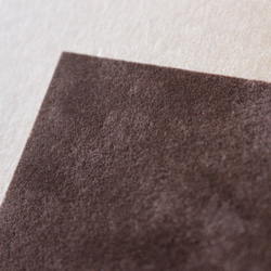 アクセサリー台紙【20枚】71×59mm ※起毛紙チョコレートブラウン 5枚目の画像