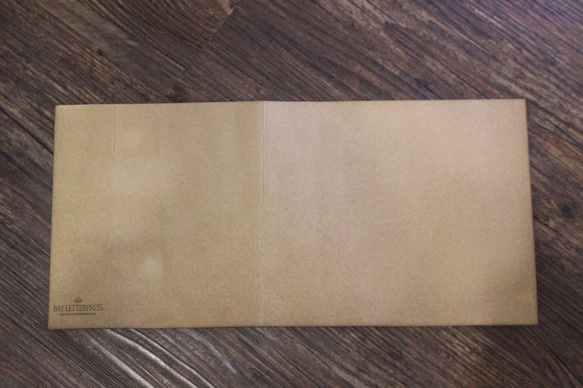 アンティーク加工紙のブックカバー(無地) 2枚目の画像
