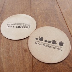 BAY LETTERPRESS COFFEEのコースター 3枚目の画像