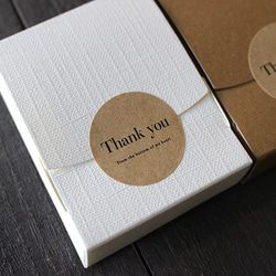 サンキューシール【51枚】※クラフト 4枚目の画像