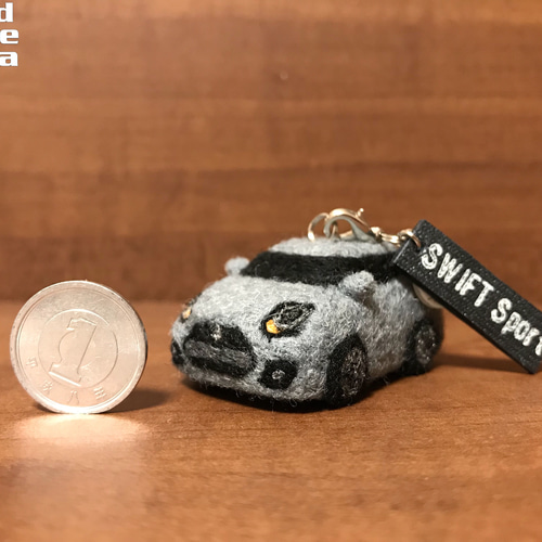 羊毛フェルト　　パグカー　スイフト180sx かわいい感性デザイン賞・優秀賞受賞記念！『羊毛フェルト材料用具つき