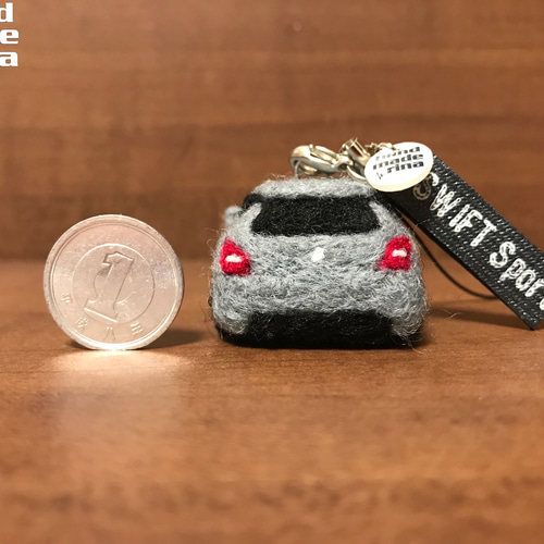 RU様オーダー分】羊毛フェルト ミニカー スイフトスポーツ グレー