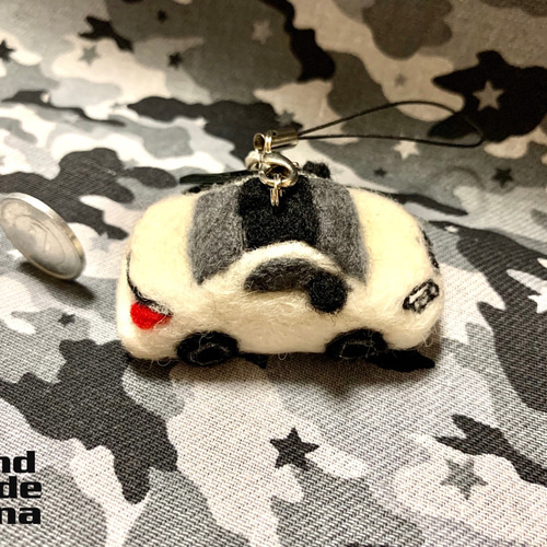 S・K様オーダー分］BMW 540i ‪羊毛フェルト ミニカー ストラップ 羊毛‬  