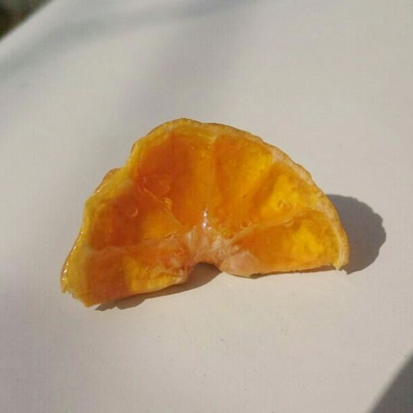 ドライフルーツ オレンジブローチ 3枚目の画像