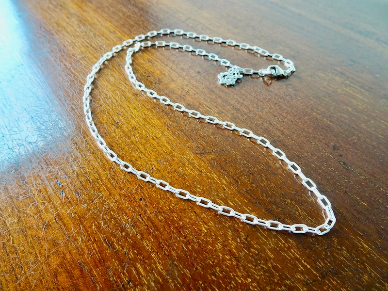 仁尾彫金『幅３.１mm鎖チェーン50cm』207