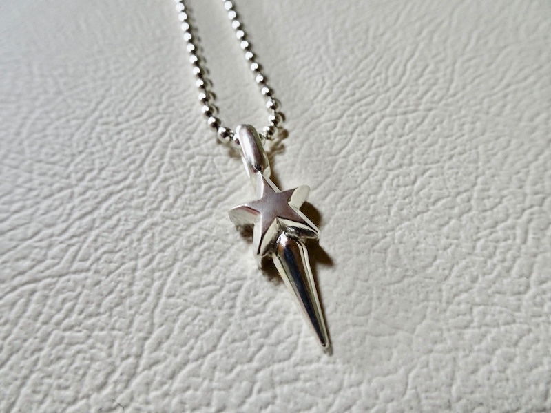 仁尾彫金『スタースパイクペンダント』ハンドメイド211
