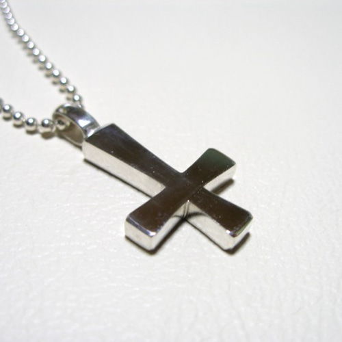仁尾彫金『逆十字クロス』ハンドメイド89 ネックレス