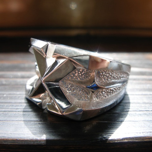 仁尾彫金『Xギャラクシーリング』ハンドメイド51 指輪・リング 仁尾  