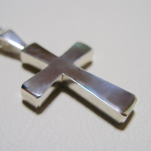 仁尾彫金『フラットシルバークロス』ハンドメイド90b 仁尾彫金『フラットシルバークロス2』ハンドメイド134