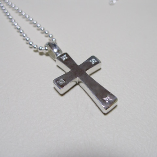 仁尾彫金『プラチナ十字星クロス』ハンドメイド59 | 仁尾彫金 仁尾彫金『プラチナ十字星クロス』ハンドメイド59 | 仁尾彫金