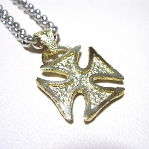 仁尾彫金『ゴールドマッド十字星ヘッド』ハンドメイド52 仁尾彫金