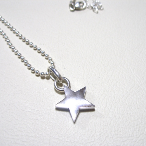 仁尾彫金『スターペンダント2』ハンドメイド149 ネックレス 
