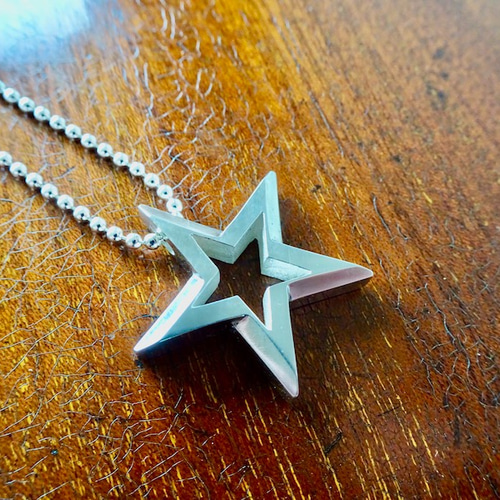 仁尾彫金『十字星クロス』十字架ハンドメイド59 ネックレス 仁尾彫金『十字星クロス』十字架ハンドメイド59 ネックレス