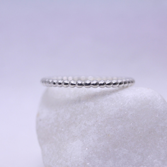ボールリング（球タマリング）12＜SVBR20＞シルバー925 ピンキーや