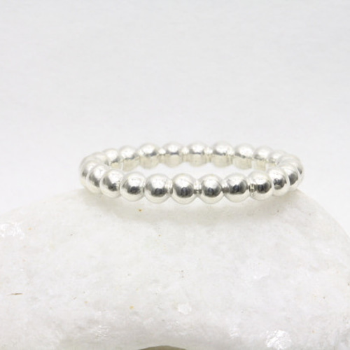 ボールリング（球タマリング）7＜SVBR32＞シルバー925 ピンキーや