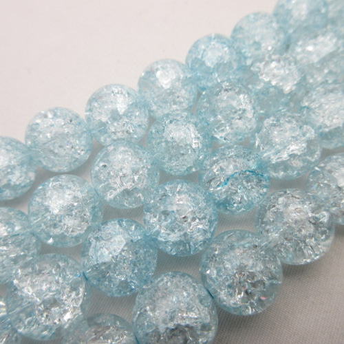 ブルークラック水晶/【レインボー水晶】/size(12㎜玉)/1set(5玉