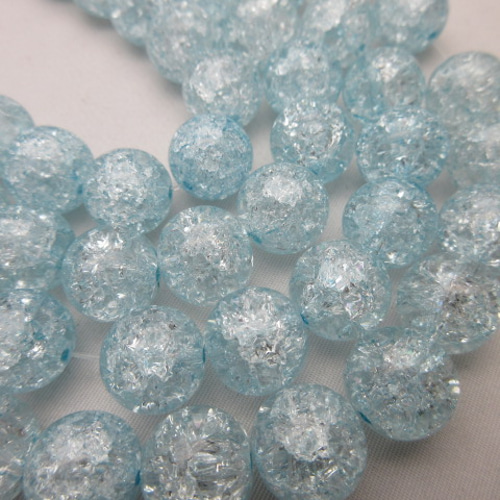 ブルークラック水晶/【レインボー水晶】/size(12㎜玉)/1set(5玉