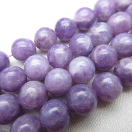 レピドライト】/玉size(約8㎜)/1set(5玉)/《ディープパープルカラー