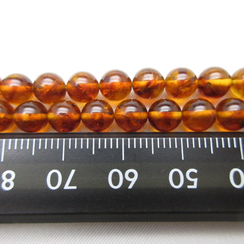 東欧の宝石】/【バルト海産】/【琥珀(アンバー)】/size(6㎜玉