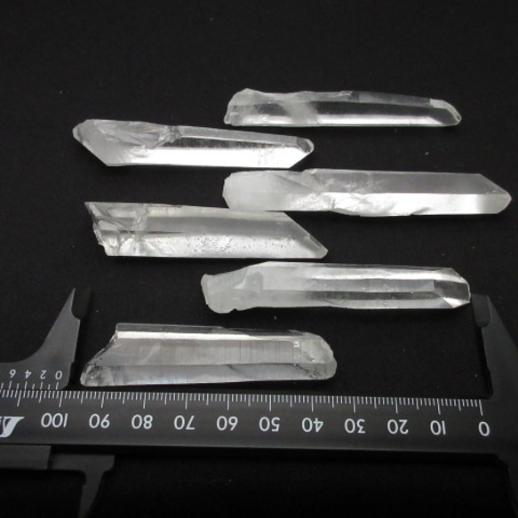 20%off】/【天然水晶クラスターポイント】/size(写真参照)/1set(6本