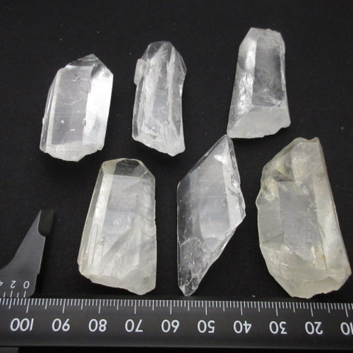 30%off】/【天然水晶クラスターポイント】/size(写真参照)/1set(6本