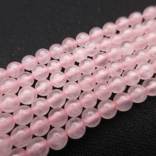 ローズクォーツ】/玉size(約4㎜)/1set(30玉)/愛をはぐくみ内面美を輝